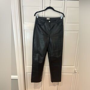 NWOT Wilfred Aritzia Faux Leather Melina Pants